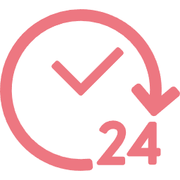 Horloge disponibilité 24h/24
